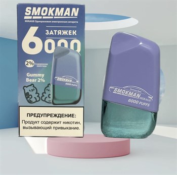 Smokman Mirage - 6000 затяжек 3771